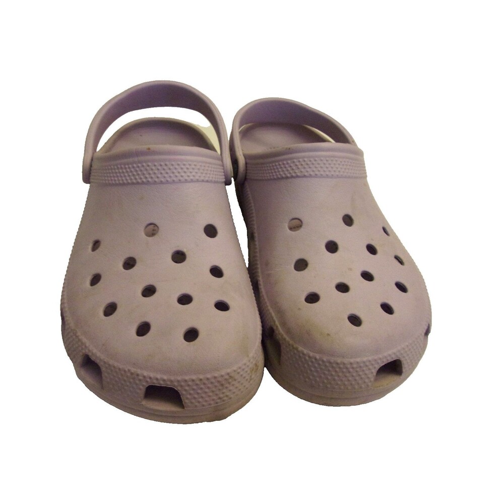 Crocs Lavender Soft Purple Sz. 12 Women's Clogs Rear Strap